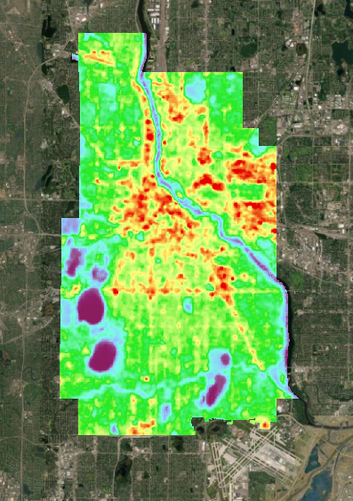 mapping climate inequities in the Twin Cities